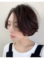 フラミューム 小田原(flammeum) 前下がりボブ