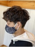 甘刈強めスパイラルパーマ