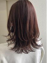 ヘアーデザイン シュシュ(hair design Chou Chou by Yone)&nbsp;☆chouchou☆オレンジブラウン×レイヤースタイル
