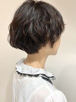 ヴォロンテ(volonte)&nbsp;ショートボブ/ショートパーマ/カーキグレージュ