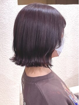 ユーフォリア 新宿店(Euphoria) 外ハネボブ ラベンダーベージュ 20代