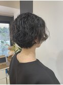 ショート×パーマ