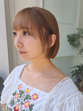 ラフランクリー(la frankly) 20代30代/くせ毛カバー/透明感ショート/ツヤ髪