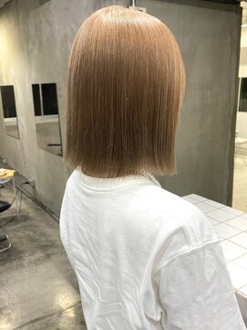 ゲーム 渋谷店(GAME) ダブルカラーブロンドベージュカラー韓国ケアブリーチショート