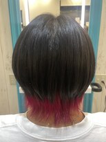 フィッティ 横須賀中央店(fiti) ウルフ×インナーカラー×ピンク
