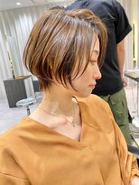 バンプ ギンザ(BUMP GINZA)&nbsp;くびれショート/マロンブラウン/大人ショートボブ／山口