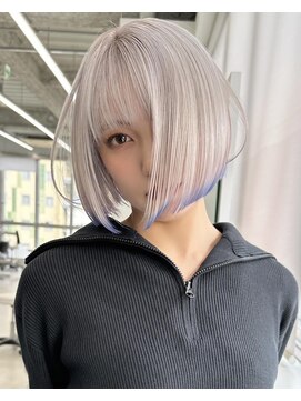 リノート バイ エゴル 太田川(Linoet by ENGOL) 保存必須【海外風ハイトーンボブ】エンドカラー