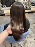 【４０日以内再来】カット+カラー+KCボンド(毛髪保護、補強)　￥12100→￥11400