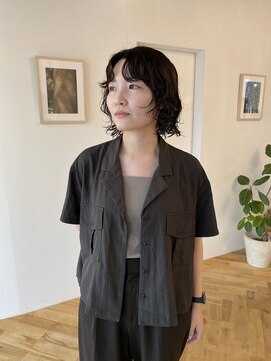 ヒュッゲ(hygge) フェイスレイヤーボブパーマ