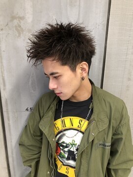 リップス レイ ギンザ(LIPPS Ray GINZA) スパイクリーゼントモヒカン　フェードカット