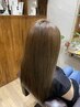 【リタッチとヘアケア同時に】カット＋おしゃれ染(リタッチ)＋Tr￥11550