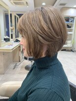 アッシュ 仙川店(Ash)&nbsp;フェザーショートレイヤーショートショートヘアショートボブ