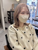 ティム(tim)&nbsp;暗染履歴からの2ブリーチベージュ