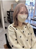 暗染履歴からの2ブリーチベージュ
