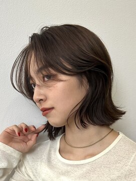 ラボヌールヘアーノーブル 新越谷店(La Bonheur hair noble) 切りっぱなしボブエアリーロング美髪ピンクブラウン