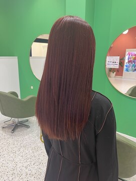 モア 岡崎(more) 《チェリーレッド》ブリーチ履歴なし  more岡崎店 大山