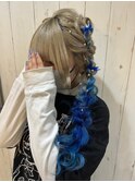 推し活★ツイン編み込み【ＴＥＬ予約でお得】¥2300→¥2100