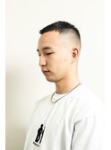 メンズカットスキンフェードベリーショート