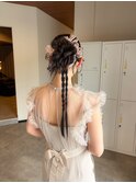 オシャレお呼ばれヘアセット
