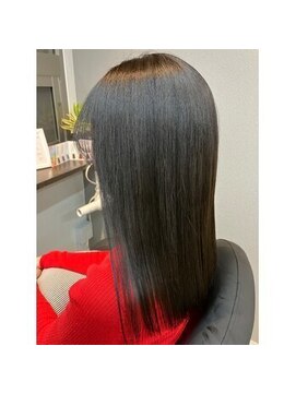 シルク バイ エスト 成増店(silk by est) アッシュブラックストレート/20代30代40代
