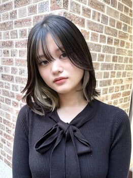 サラビューティーサイト 九大学研都市店(SARA Beauty Sight)の写真/【印象プロデュース】肌質に合わせたカラー提案が人気の理由◎イルミナカラーで透明感,艶,柔らかい質感に♪