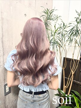 美容室 ソーイ(Soii) ハイトーンモーブピンク