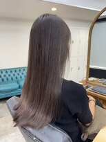 ファブ 銀座(fav)&nbsp;ロングヘアストレート　グレージュ