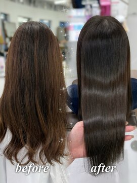 ハピネス 梅田茶屋町店(HAPPINESS) 韓国風/レイヤーカット/顔周り/顔まわり/髪質改善/ベージュ