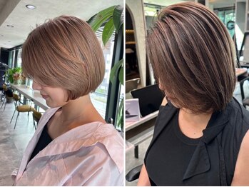 ガニー 流山おおたかの森(GANNI)の写真/立体感&透明感◎白髪ぼかし[流山おおたかの森/白髪ぼかし/ハイライト/髪質改善/縮毛矯正/パーマ/学割U24]