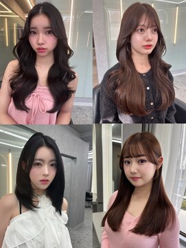 ボタン ハカタ(VOTAN hakata) 市野瀬裕奈/博多韓国ヘア/顔周りカット/レイヤーカット/暗め