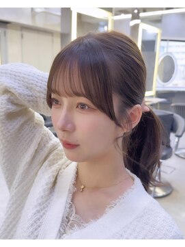 ロンドアヴァントゥス 池袋(Lond aventus) 韓国レイヤー/韓国風/ボブ/髪質改善/黒髪/ブリーチなし〔池袋〕