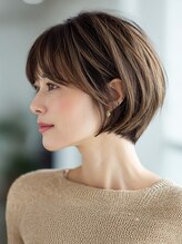 サンタフェ 岡崎店(Santa'Fe) 白髪ぼかしカラー/脱白髪染め/グレイカラー/大人女性/レイヤー