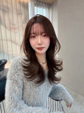 ボタン コロン 表参道 原宿(VOTAN COLON) ハイレイヤー/ミルクティー/顔まわりカット/ウォームベージュ