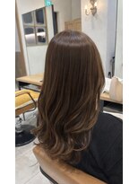 ラボヌールヘアーグレース 門前仲町店(La Bonheur hair grace)&nbsp;セミロングレイヤー/レイヤー/モカブラウン/ミルクブラウン