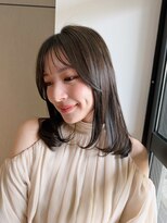 シンス 銀座(since) 小顔似合わせカット/ワンホンレイヤー/ミディアムヘア【銀座駅】