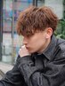 ダブルカラーのみ　#渋谷駅#men's#メンズサロン#眉毛カット