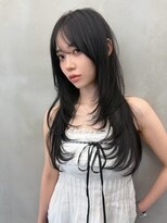 ロンドルーチェ 心斎橋(Lond luce)&nbsp;ダークパープル/ワンホンレイヤー［髪質改善/縮毛矯正］