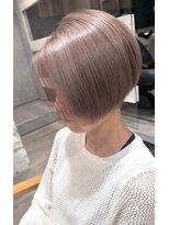 Moana Sia.by HEADLIGHT前橋 【髪質改善/レイヤーカット/美髪】【10/2OPEN（予定）】&nbsp;Moana【前橋】#ボブ#ミルクティー#ブリーチ#ケアブリーチ