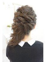 ヘアアンドメイクジップ恵比寿 (Hair＆Make ZIP)&nbsp;華やかサイドダウン　ヘアセット