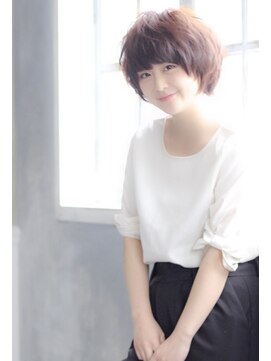 ニーケ 池袋 池袋西口(nike) 【nike池袋】ふんわりショートボブです♪