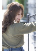 ミエル ヘア 新宿(miel hair)&nbsp;【mielhair新宿】☆頑張りすぎない抜け感、ゆるふわウェブ☆