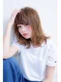 《Lond omotesand》rico ゆるふわ!無造作な外ハネミディ