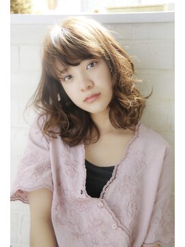 ガーランド (Garland) [Garland/表参道]☆透け感ヴェールウェーブミディ☆