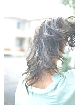 ル ジャルダン ヘアー プロデュース(Le.jardin hair produce) ハイライト×アッシュグレー