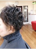 Thanks  hair    アシメパーマ