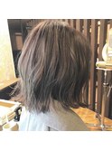 【unopulir永尾】グレージュボブ☆大人クールstyle