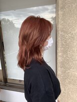 ヘアーメイク リノ(hair make lino) オレンジカラー『倉敷//lino』