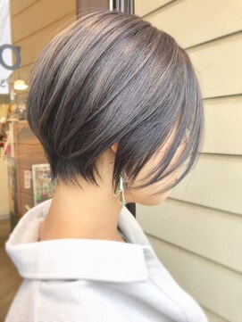 ヘア メイク ココ(hair make coco) ブリーチ★ダークグレージュ★ショートレイヤー
