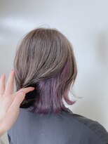 ヘアリゾートユア 新大久保店(hair resort YuA) インナーパープル