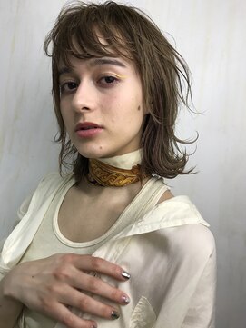 ヘアサロンエム 渋谷店(HAIR SALON M) クールショート/ボブルフ/ピンクベージュ/シルバーカラー